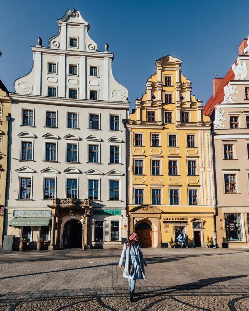 Anna Hammerschmidt from Come Join My Journey in Wroclaw Market Square
