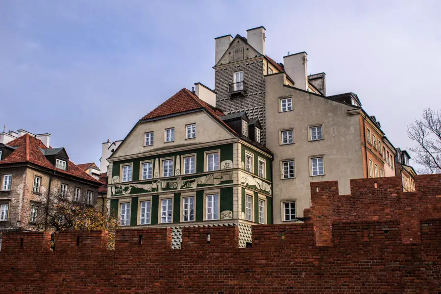 Old City Walls Warsaw