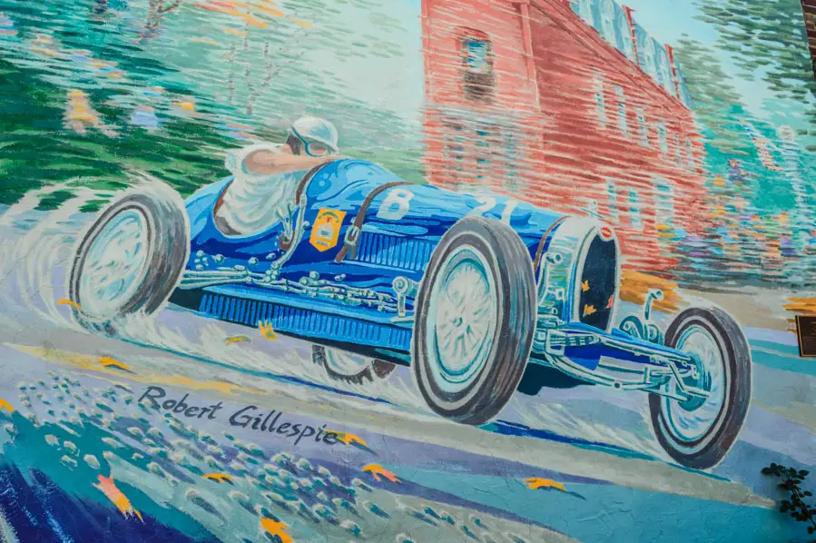 Racing Mural Watkins Glen