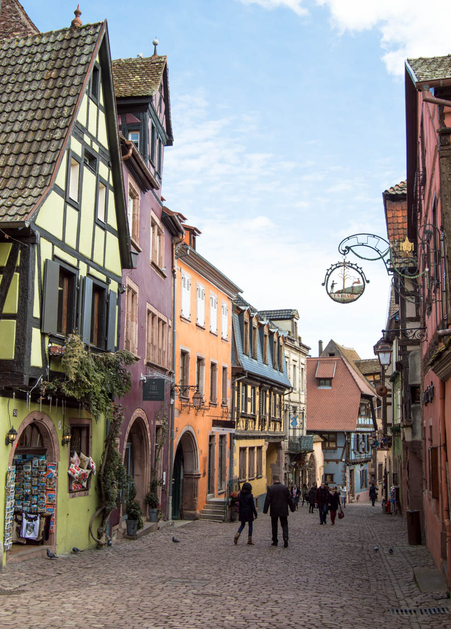 Riquewihr , Alsace, France - Beauty and the Beast town