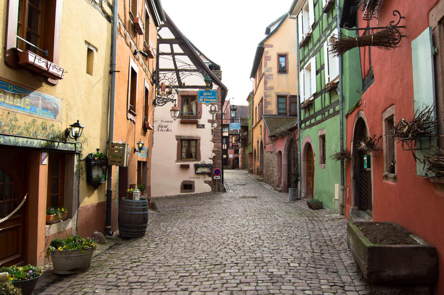 Riquewihr , Alsace, France - Beauty and the Beast town