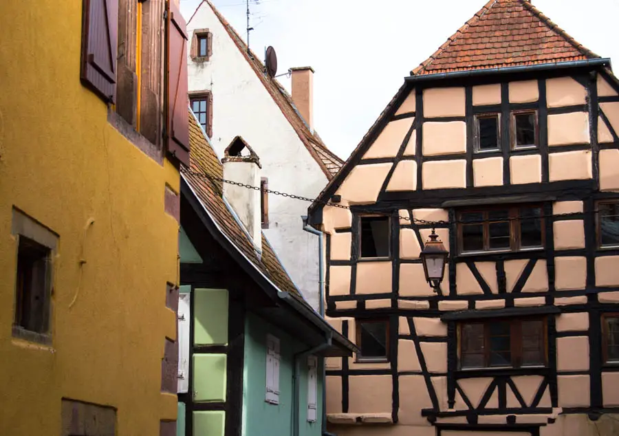Riquewihr , Alsace, France - Beauty and the Beast town