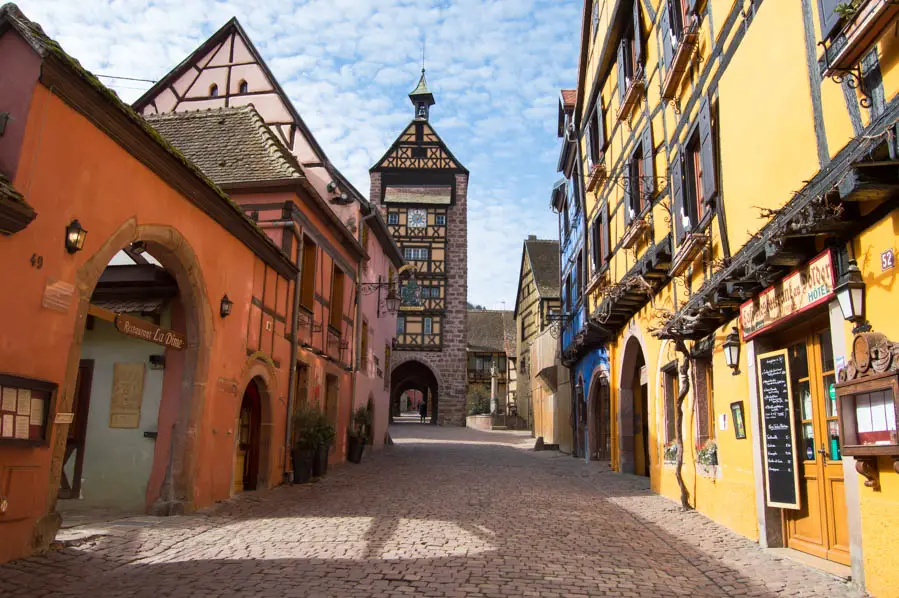 Riquewihr , Alsace, France - Beauty and the Beast town