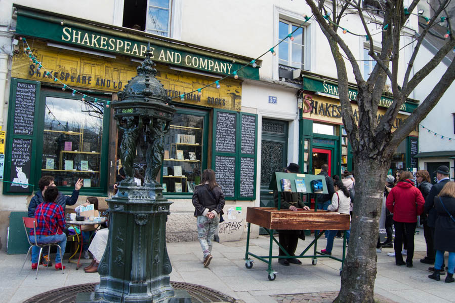 Paris Cafe Shakespeare and Co