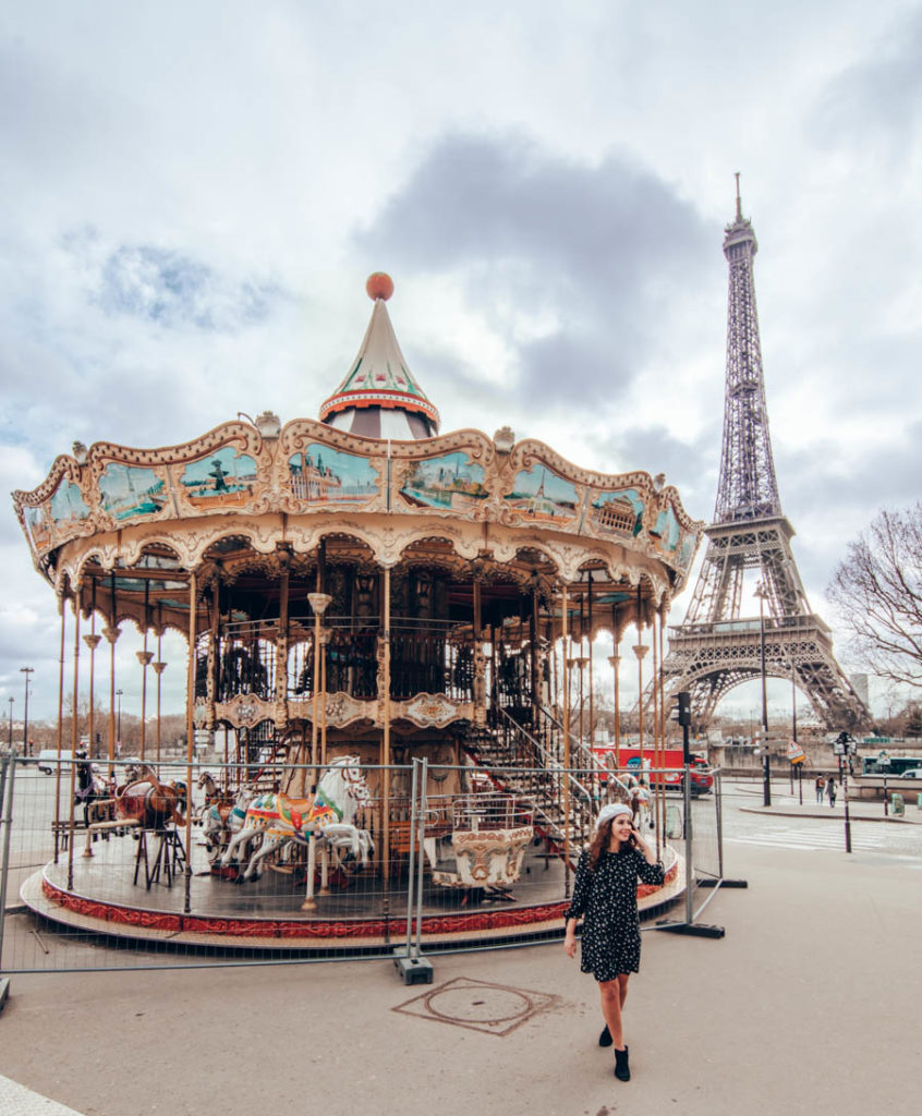 Eiffel Tower carousel 