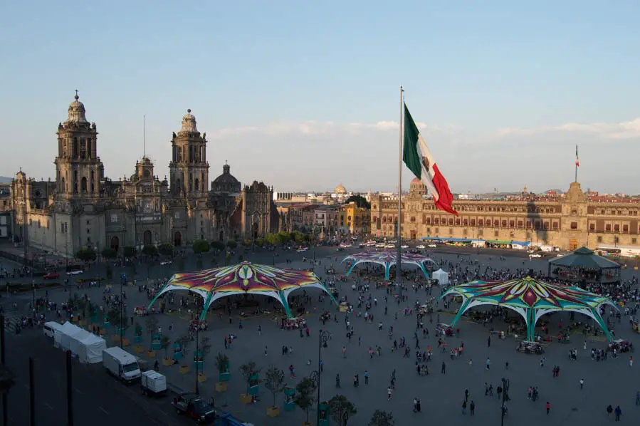 Zocalo Historic Center of Mexico City