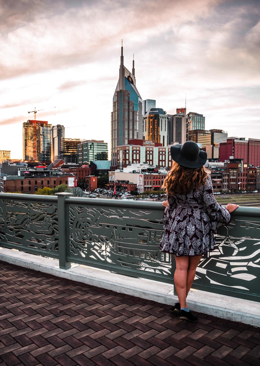 Nashville Photo Spots John Seigenthaler Pedestrian Bridge