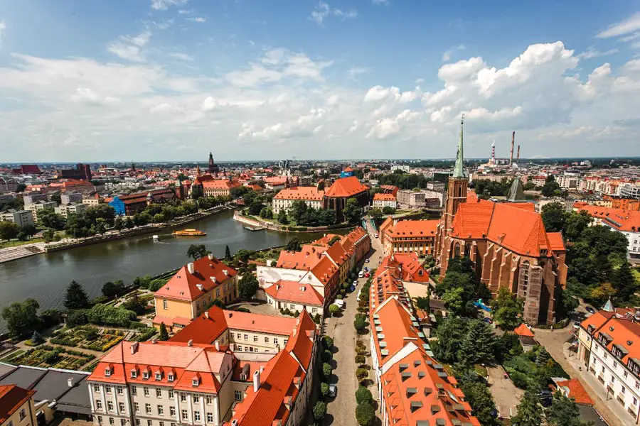 View from St John's Cathedral tower- Best Things to do in Wroclaw
