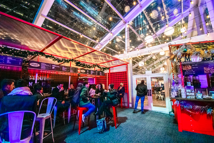 The Lodge Deck at Bryant Park Winter Market