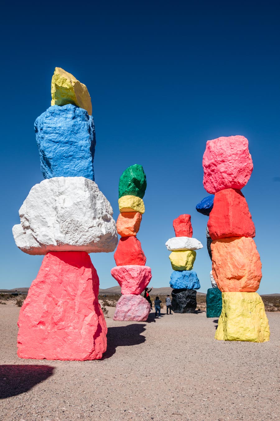 Seven Magic Mountains -Colorful Rocks Near Vegas