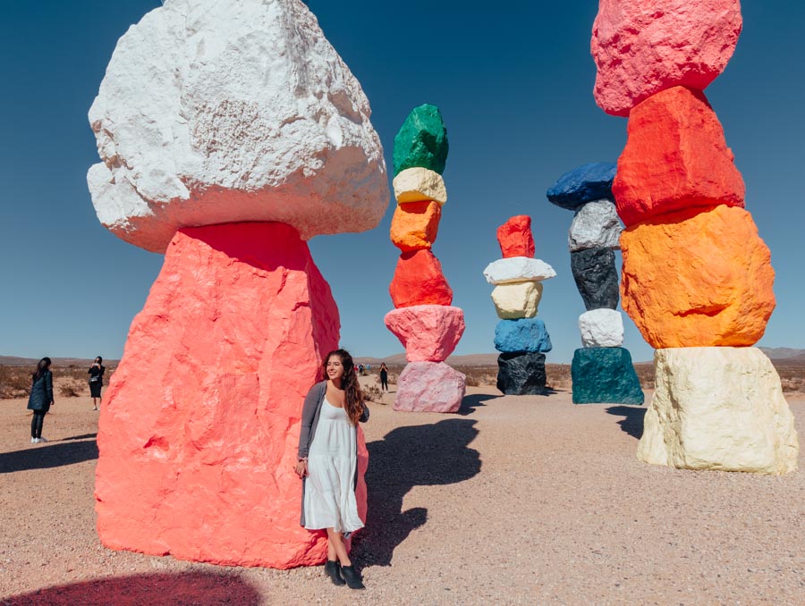 Anna Hammerschmidt at Seven Magic Mountains