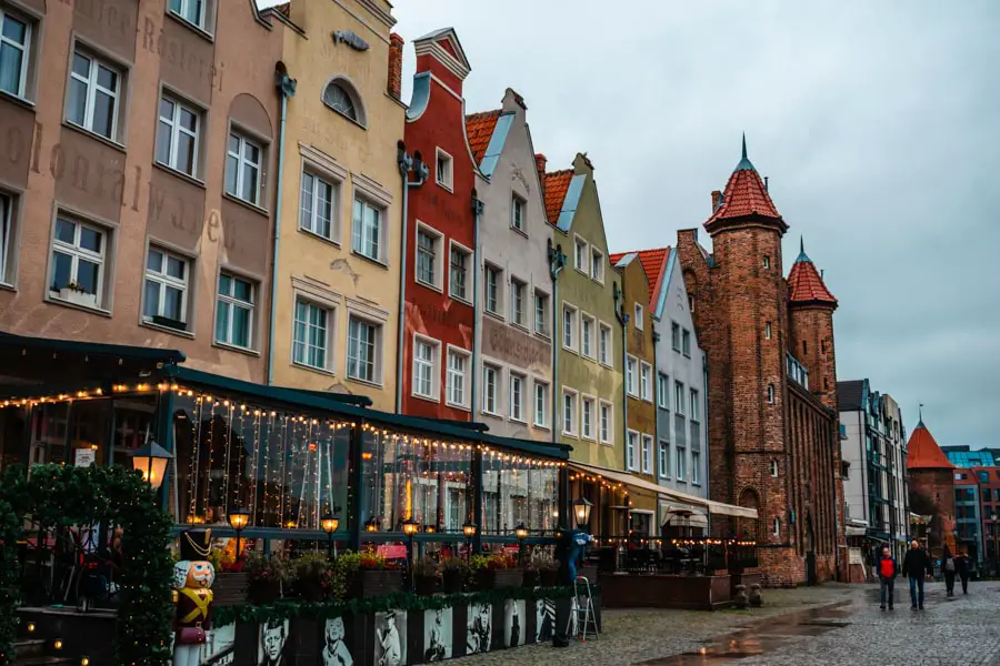 Gdansk restaurants by waterfront