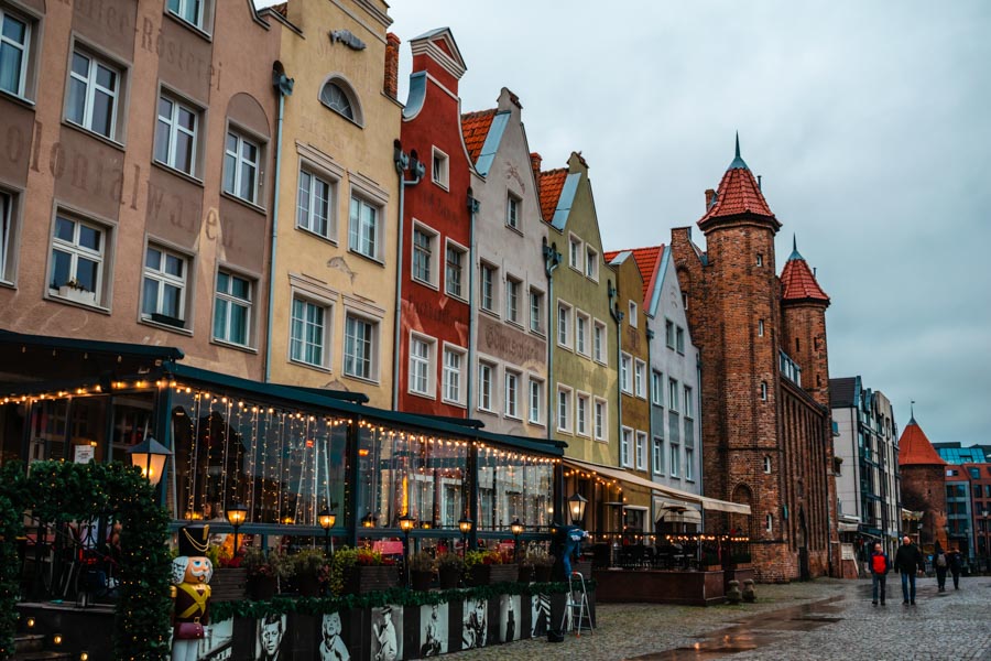 Gdansk restaurants by waterfront