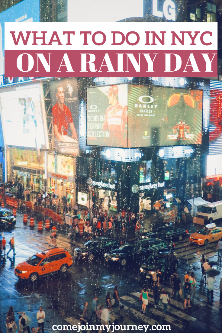 What to do on a Rainy Day in NYC  Best Rainy Day Activities in