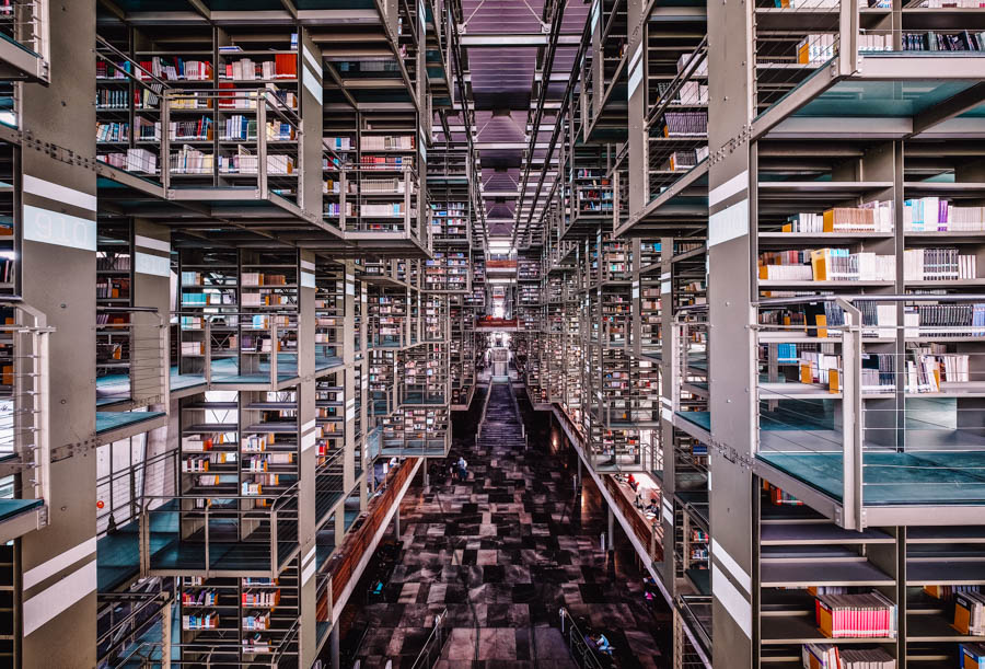 The Most Beautiful Libraries in the World - Biblioteca Vasconcelos