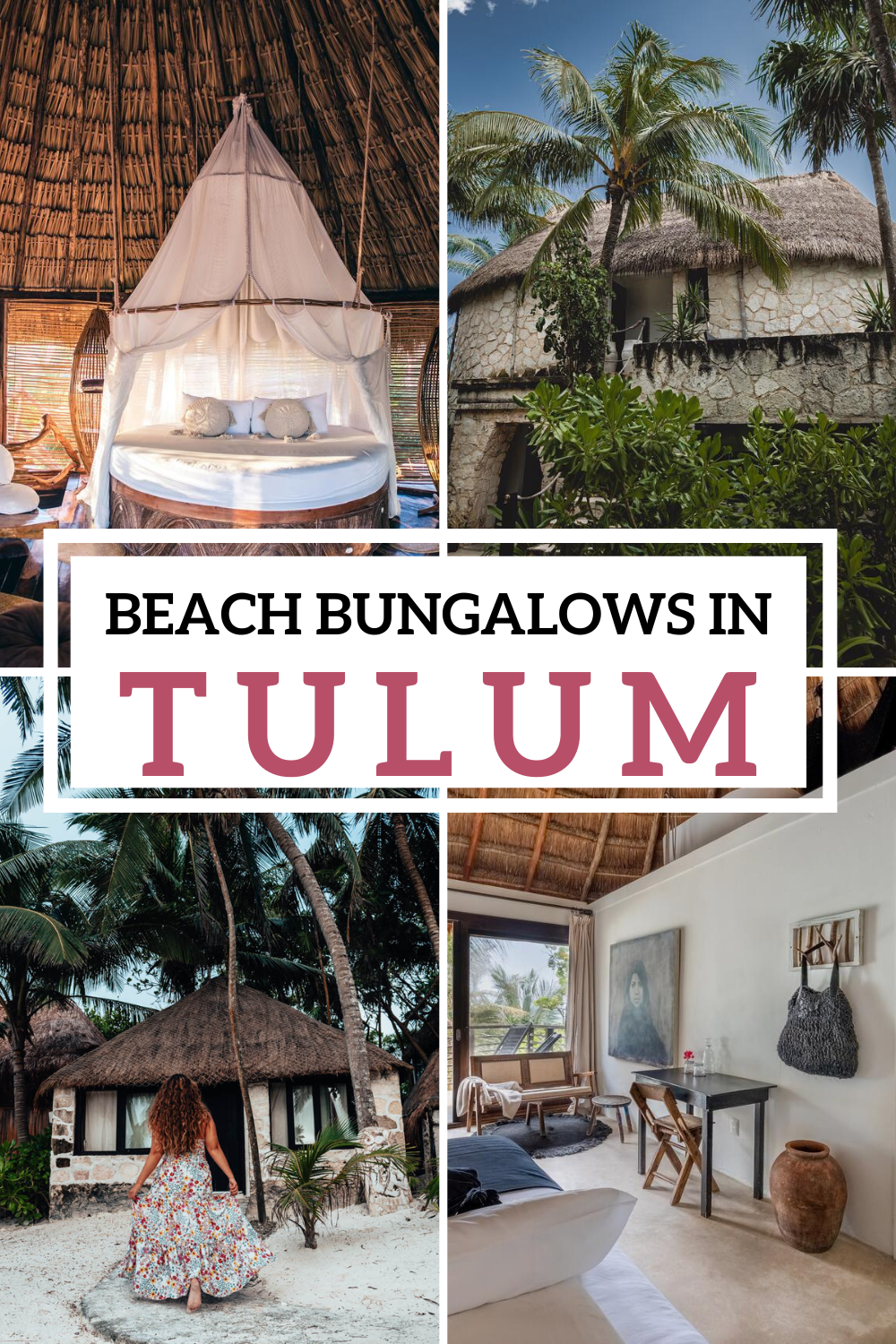 Beach Bungalows in Tulum