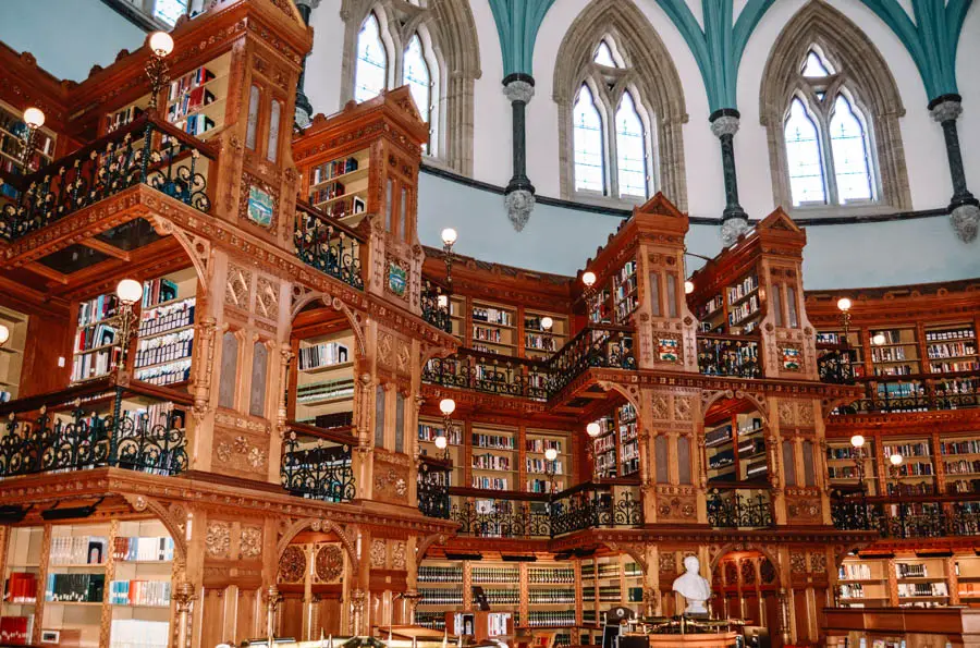 The Most Beautiful Libraries in the World - Library of Parliament in Ottawa