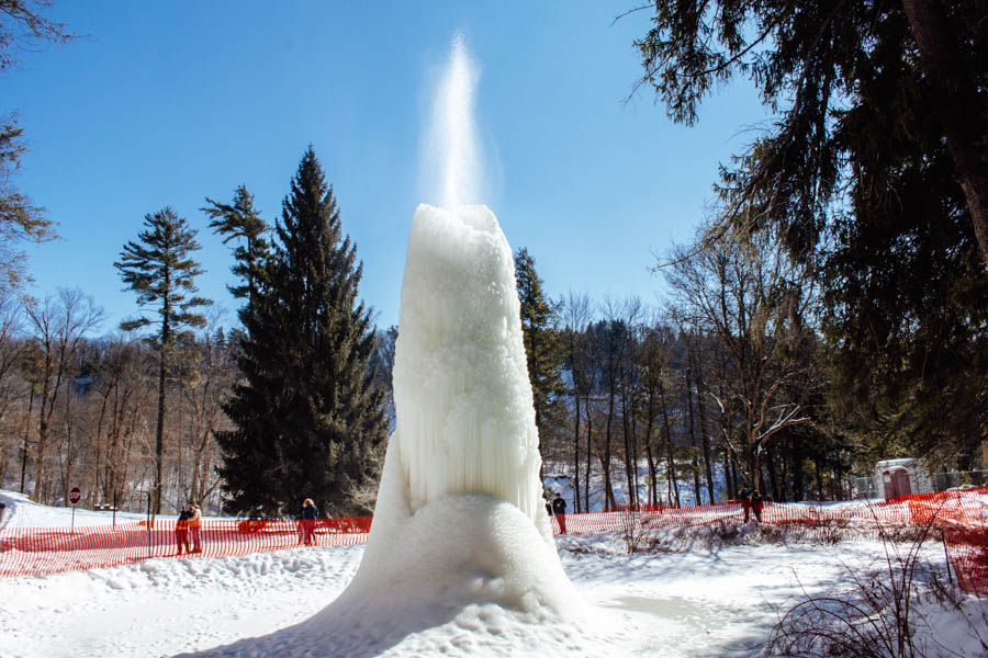 Ice Volcano Letchworth State Park