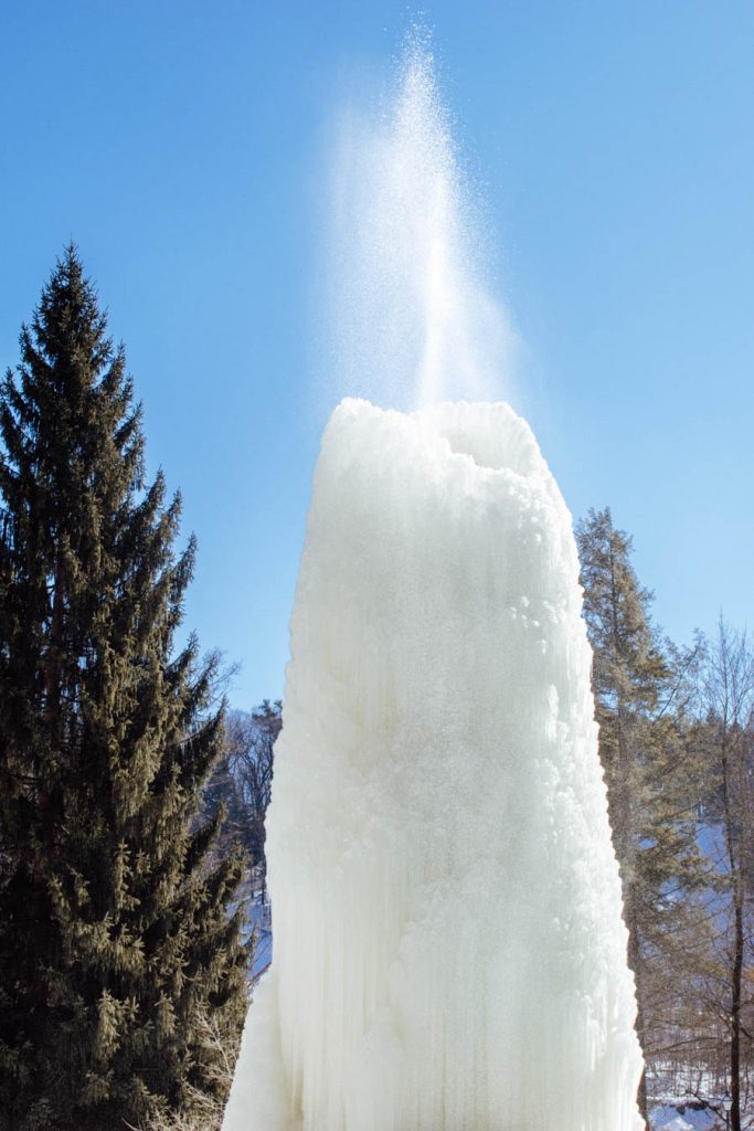 Ice Volcano Letchworth State Park