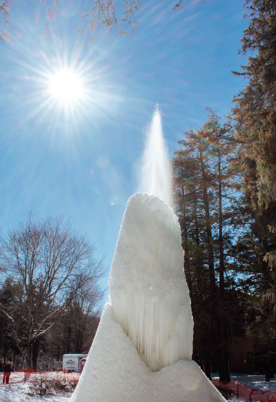 Ice Volcano Letchworth State Park