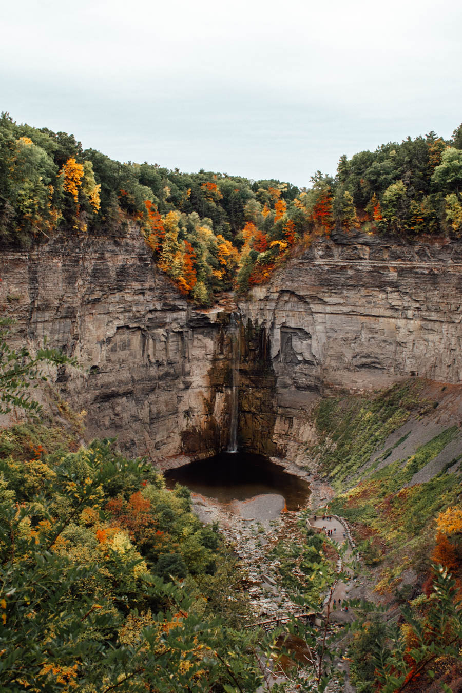 Fall at Taughannock Falls State Park