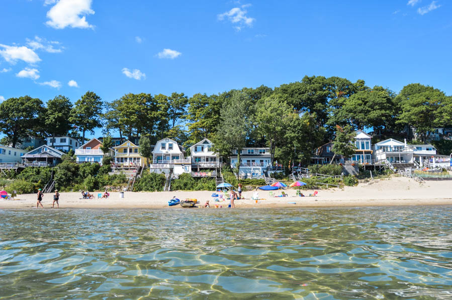 Crystal Beach Canada Houses on Beach 