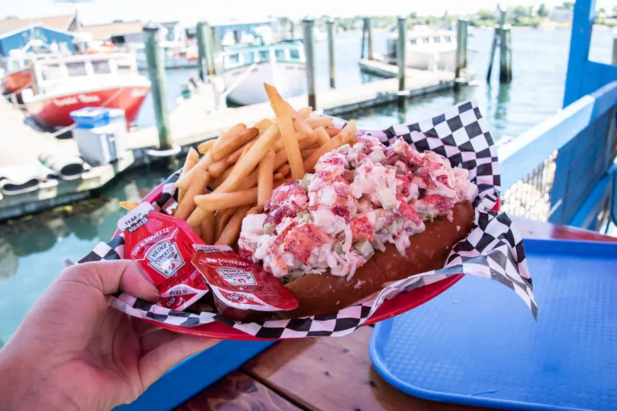 Lobster Roll at Blue Collar Lobster in Gloucester