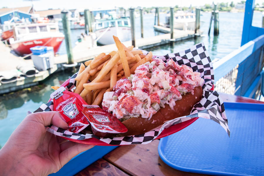 Lobster Roll at Blue Collar Lobster in Gloucester