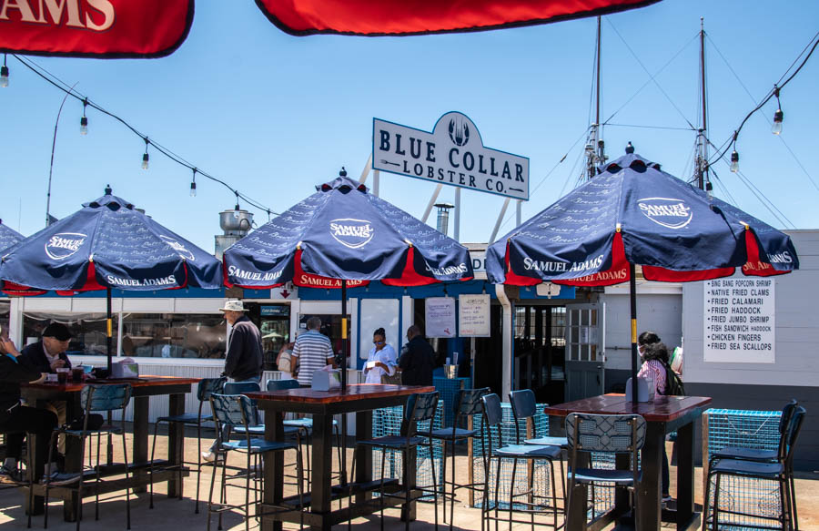 Patio at Blue Collar Lobster in Gloucester