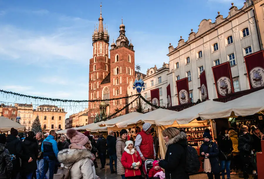 krakow christmas market trip