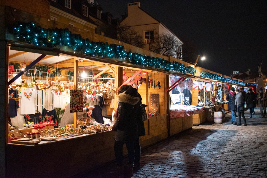 Barbican Walls Warsaw Christmas Market