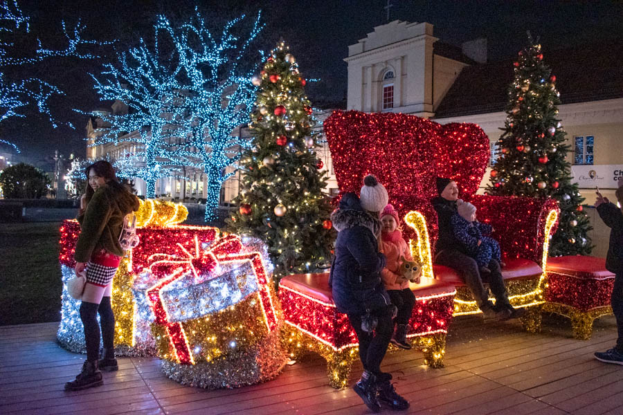 Warsaw Royal Route at Christmas