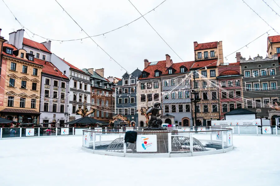Warsaw ice Rink Old Town