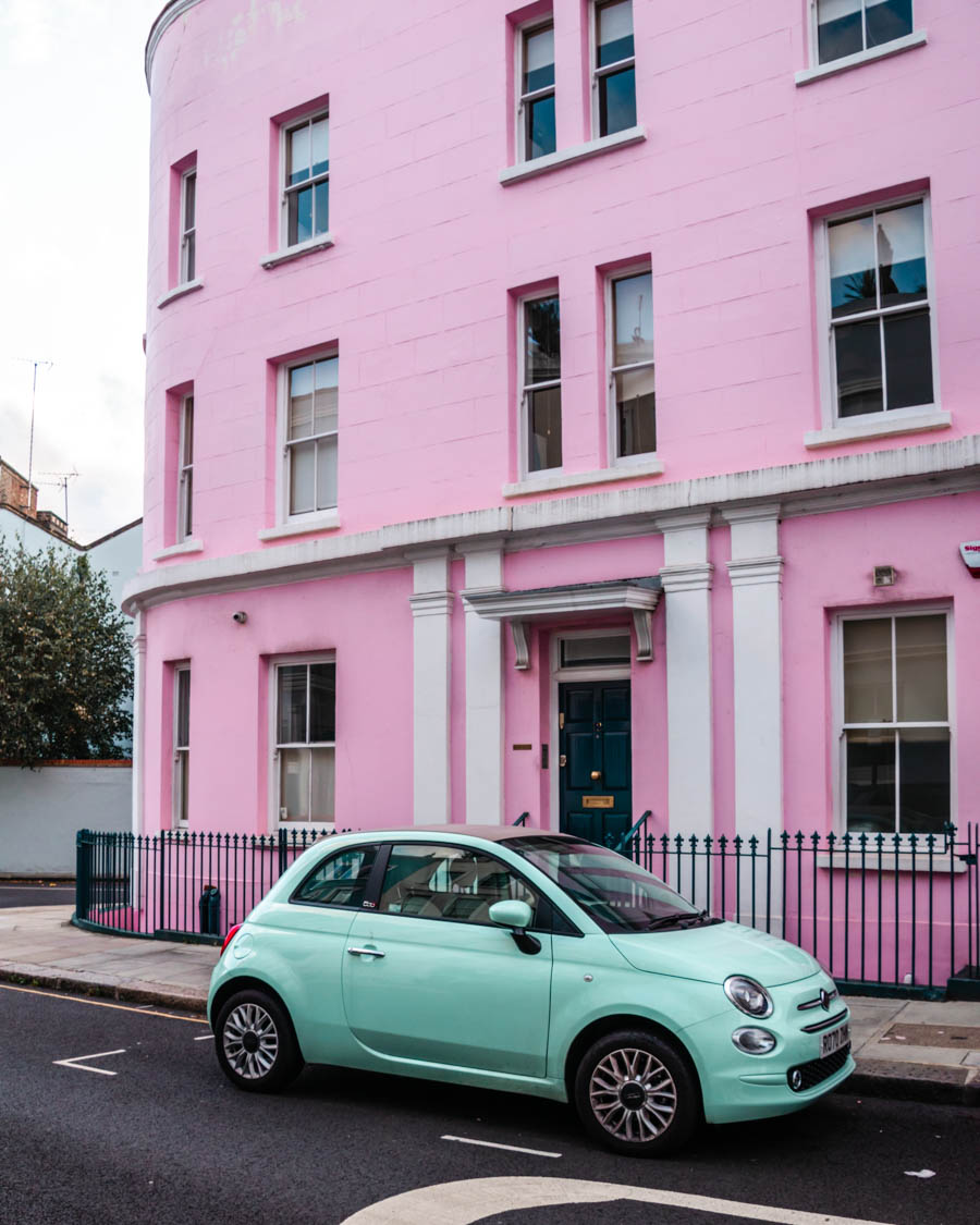 Pink Flat Iron - Notting Hill