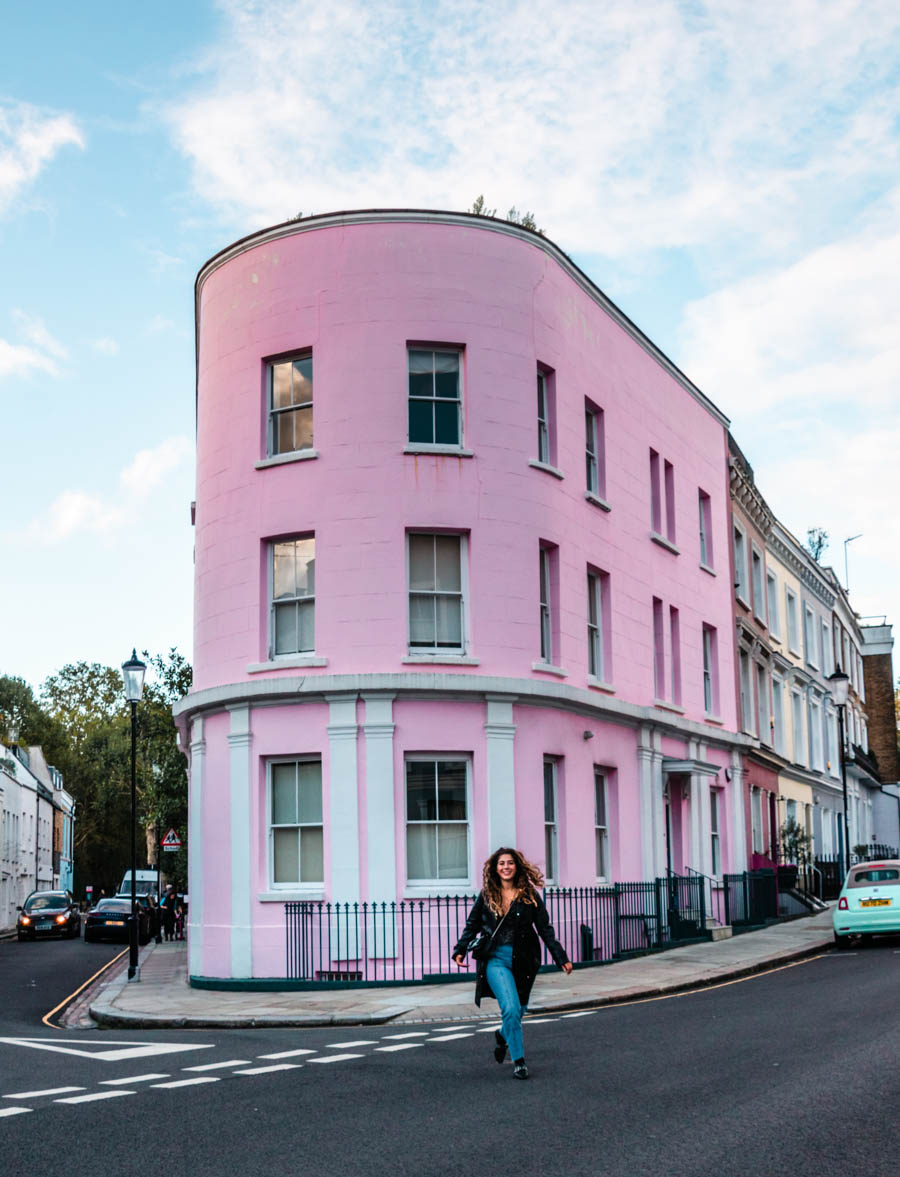 Pink Flat Iron Notting Hill