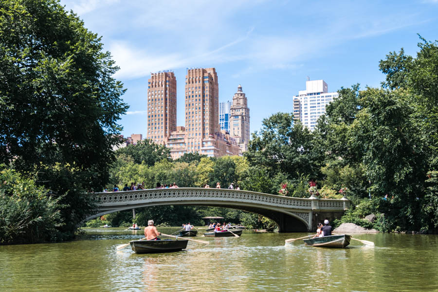 Bow Bridge Central Park Lake