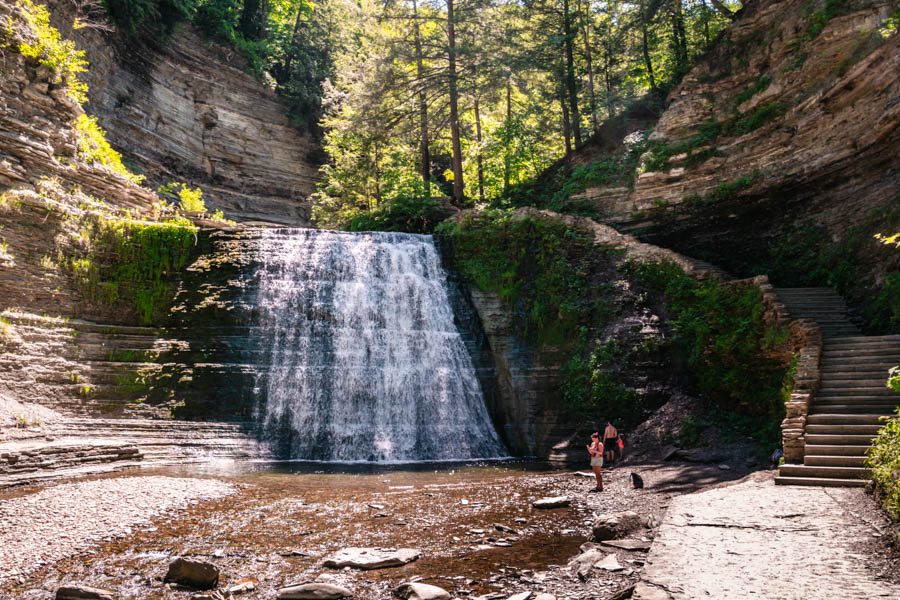 Lower Falls Stony Brook State Park