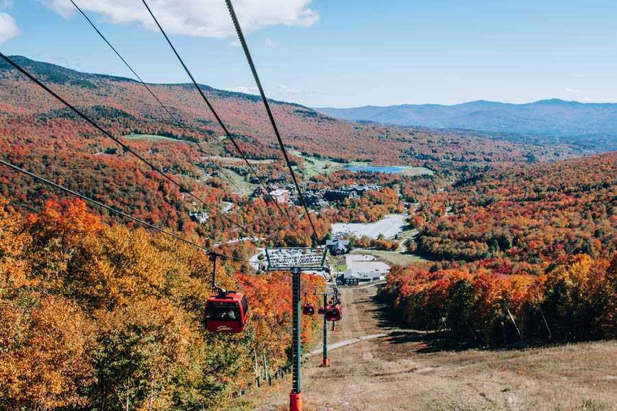 Stowe Gondola Fall foliage