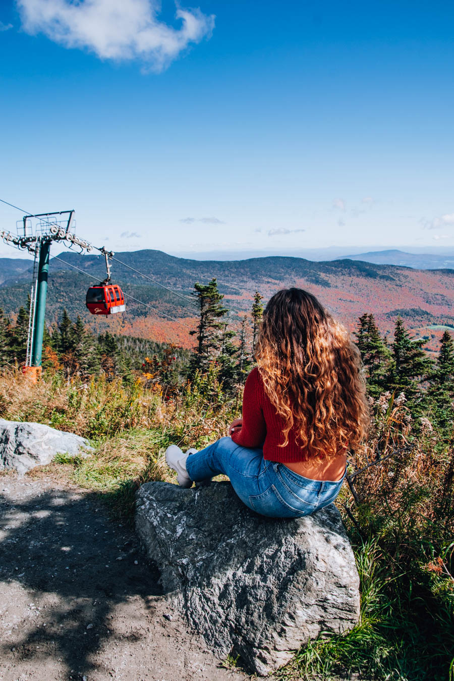 View from top of Mount Mansfield