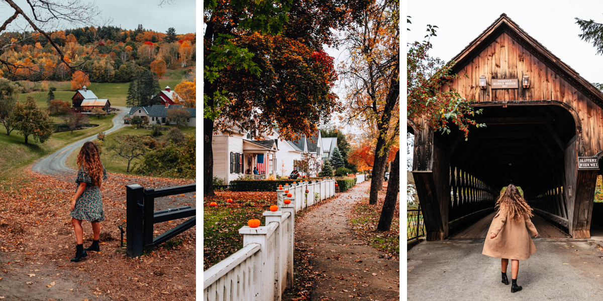 Woodstock Vermont in Fall