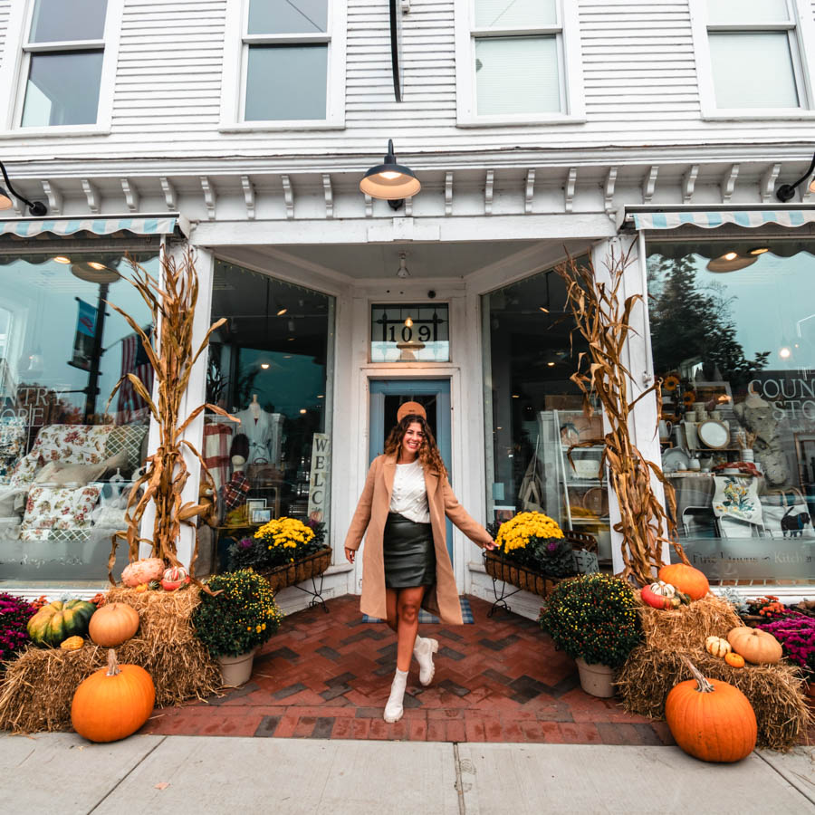 Stowe Village in Fall