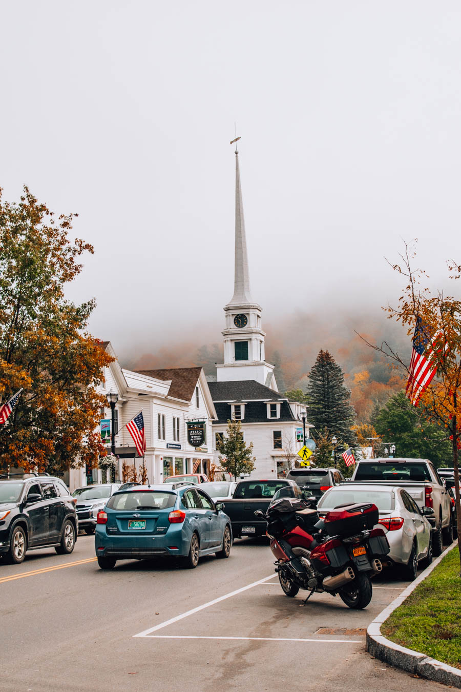 Fog in Stowe Village