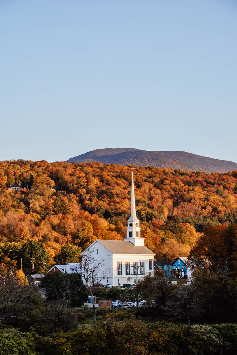 Stowe Church Fall Foliage