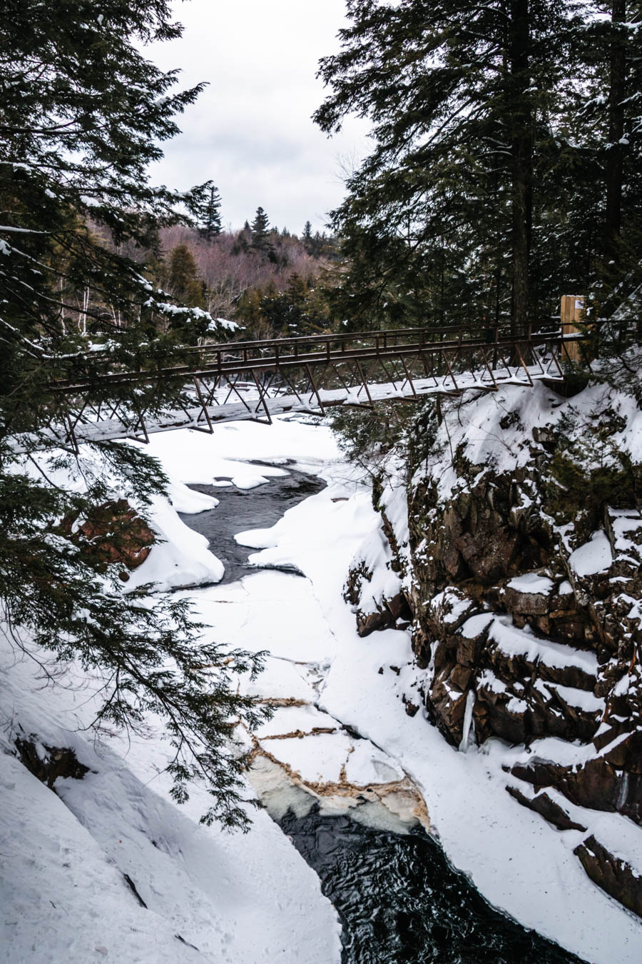 Bridge at High Falls Gorge