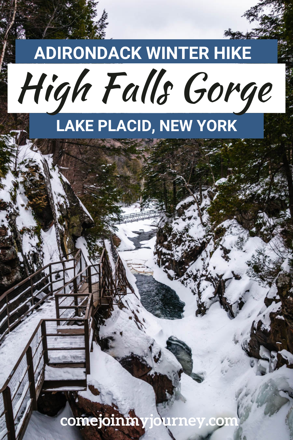 High Falls Gorge in Winter