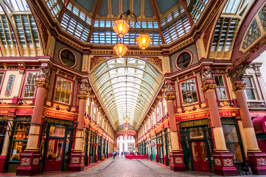 Leadenhall Market Harry Potter Diagon Alley