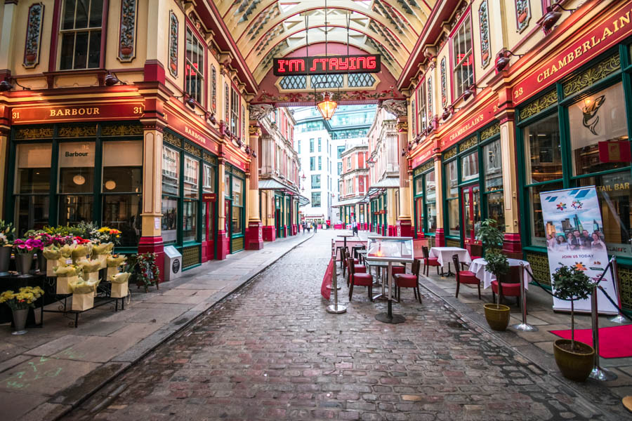 Leadenhall Market Harry Potter Diagon Alley