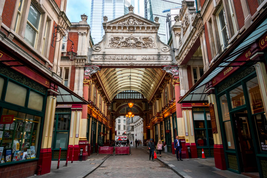 Leadenhall Market Harry Potter Diagon Alley